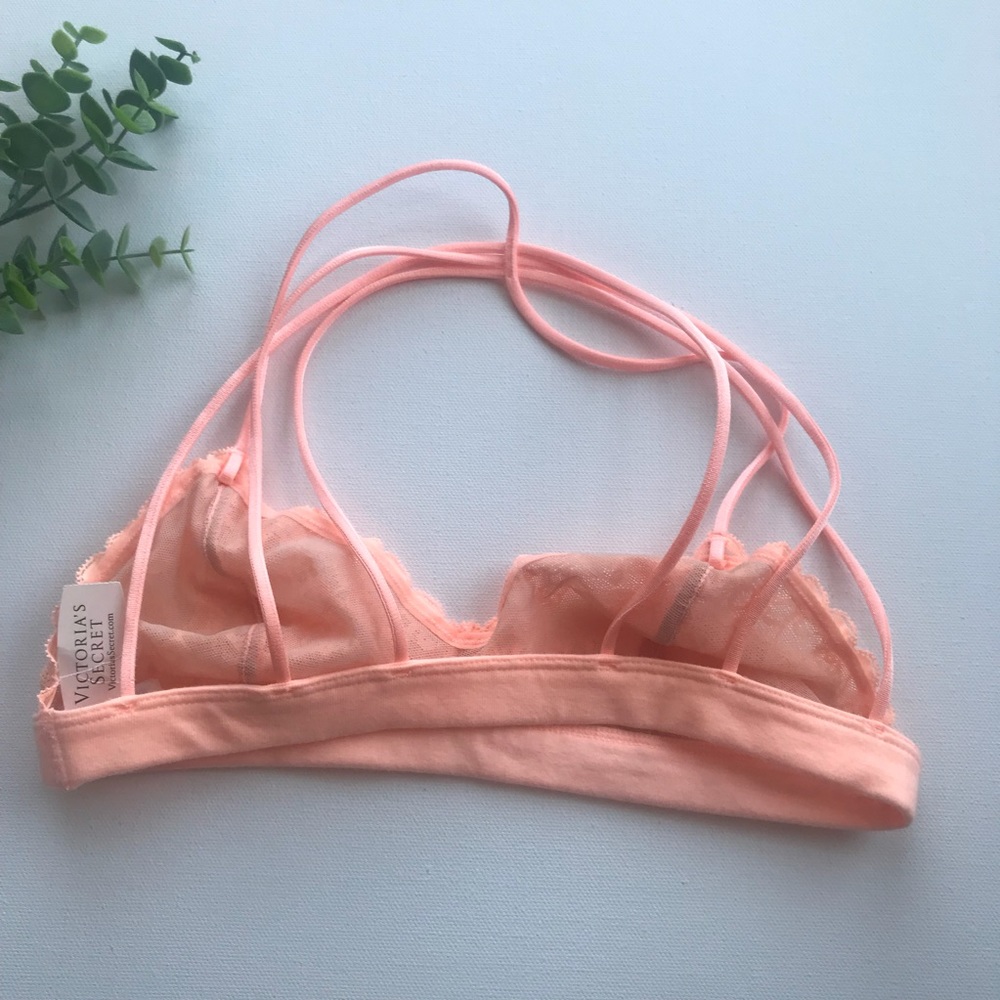 Victoria's Secret | VS bralette orange lace Bra - Picture 4 of 4